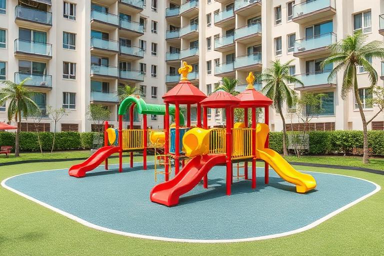Signature Global Daxin residential facade at dusk